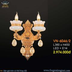 Đèn Vách Pha Lê Nến Verona VN-6046/2 ɸL360mm