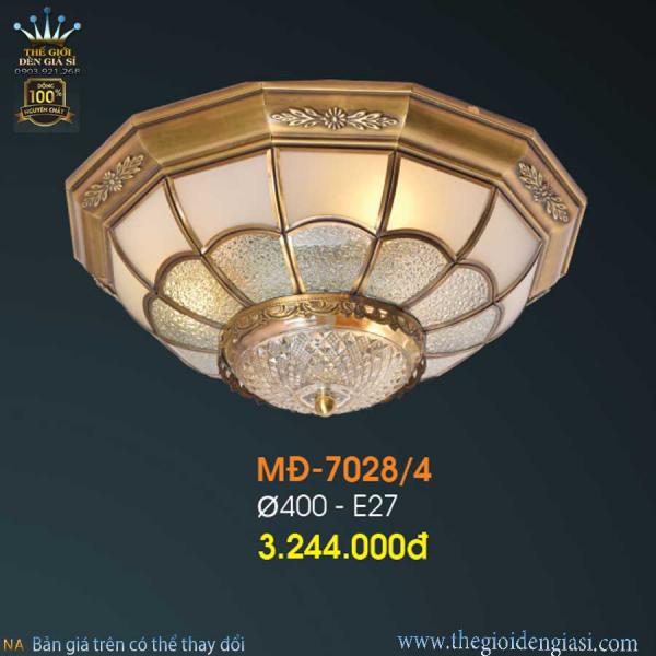 Đèn Ốp Trần Đồng Verona MD7028/4 ɸ 40cm