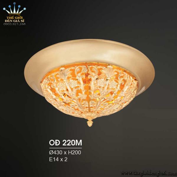 Đèn Ốp Trần Đồng Cao Cấp HUFA OĐ-220M ɸ 430xH200mm