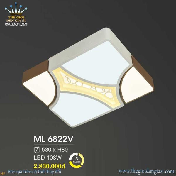 Đèn ỐP Trần Nhựa LED HUFA ML-6822V ɸ 530xH80mm