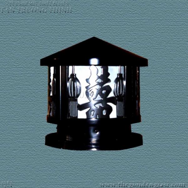 Đèn Trụ Cổng Nhôm Cao Cấp Welllamp TC7901QNɸ400xH400mm