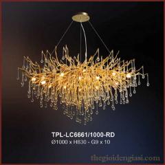 Đèn thả bàn ăn pha lê andora TPL-LC6661-1000RD