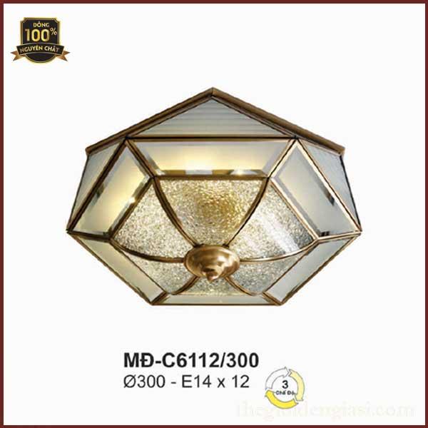 Đèn Ốp Trần Đồng Aurora MĐc6112/300 ɸ 30cm