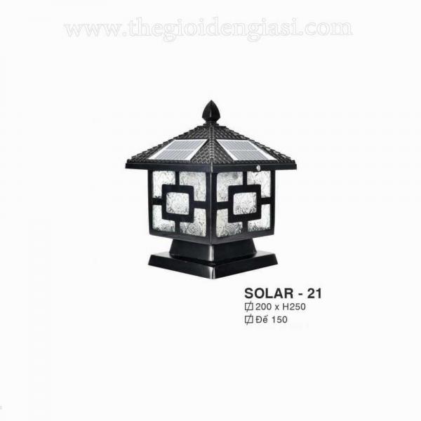 Đèn trụ cổng SOLAR 21