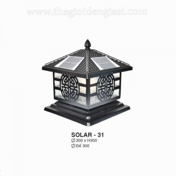Đèn năng lượng hộp kim nhôm SOLAR 31