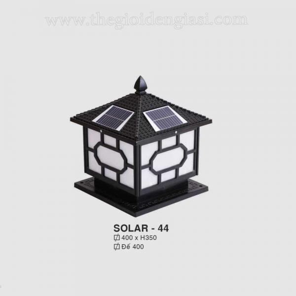 Đèn trụ cổng năng lượng mặt trời bằng nhôm CT SOLAR 44