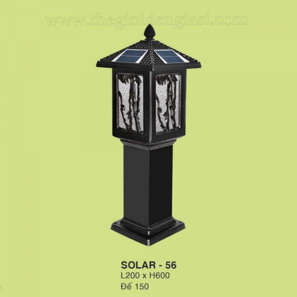 Đèn trụ sân vườn thấp SOLAR 56 CT