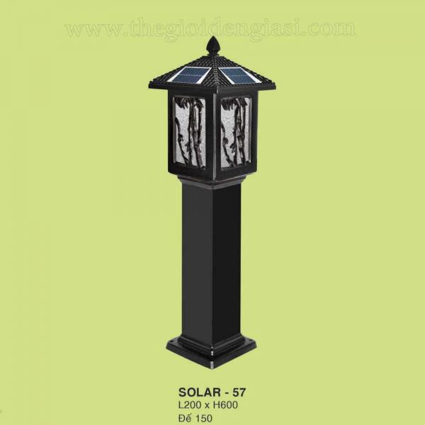 Đèn trụ sân vườn thấp SOLAR 57 CT