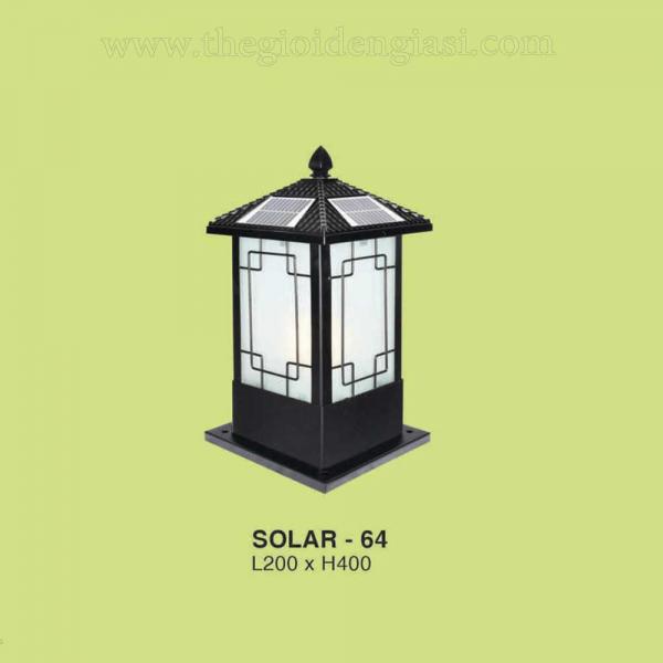 Đèn trụ sân vườn thấp SOLAR 64 CT