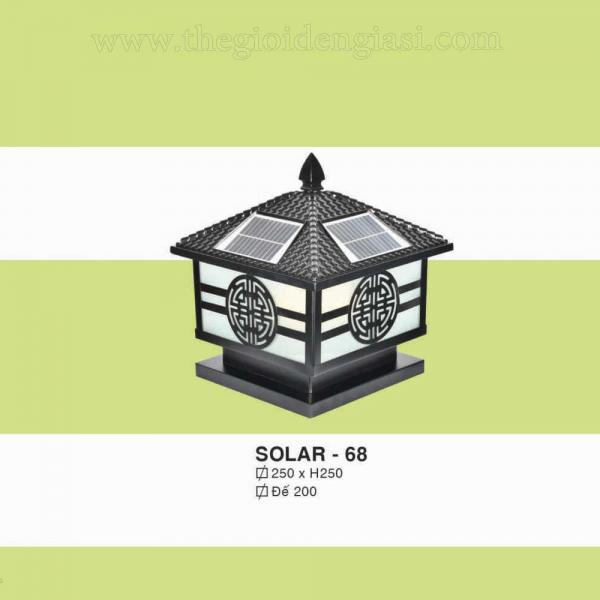 Đèn trụ cổng SOLAR 68 CT