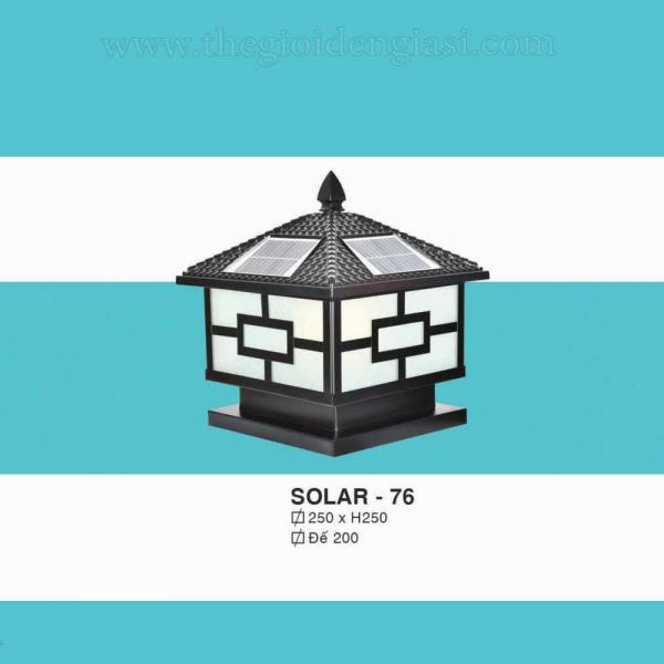 Đèn trụ cổng SOLAR 76 CT