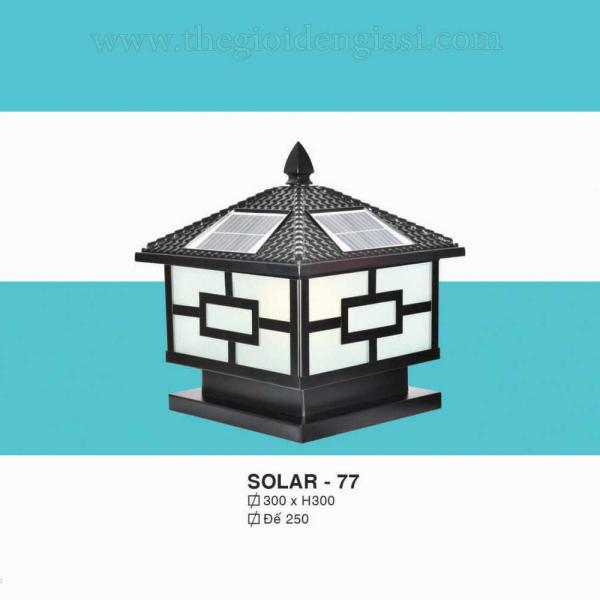 Đèn trụ cổng SOLAR 77 CT