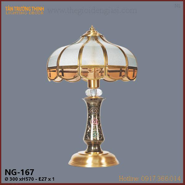 Đèn Bàn Ngủ Đồng Nam Long NG8160/4a ɸ L400xH1000mm